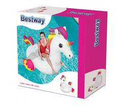 41113  Bouée gonflable géante en forme de licorne  BESTWAY 224 x 164 cm