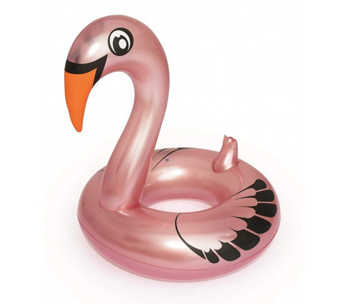 36124 Bouée gonflable géante en forme de cygne BESTWAY 165 x 117cm blanc ou rose