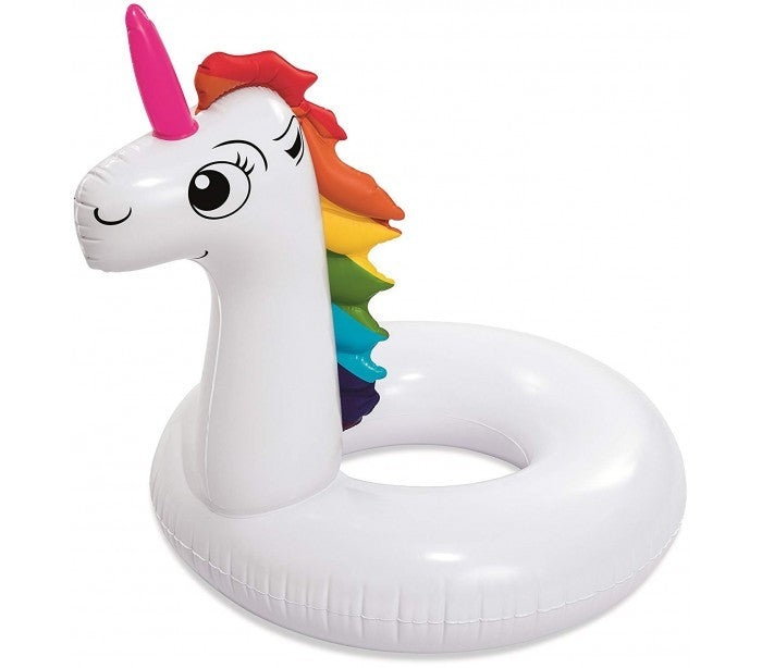 36123 Bouée gonflable en forme de Licorne BESTWAY pour les enfants de 12 ans et +  163x131cm