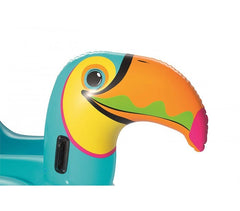 41126 Bouée  géante gonflable en forme de Toucan BESTWAY 207 x 150 cm