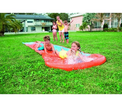 52264 Double tapis de glisse a eau gonflable avec spray H2OGO1 3 ans et plus 549 cm