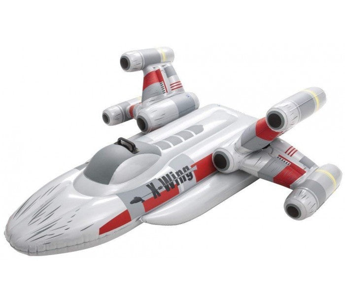 91206 Bouée géante gonflable en forme de navire X-Fighter Star Wars BESTWAY 150x140cm pour enfant