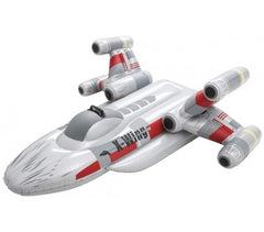 91206 Bouée géante gonflable en forme de navire X-Fighter Star Wars BESTWAY 150x140cm pour enfant