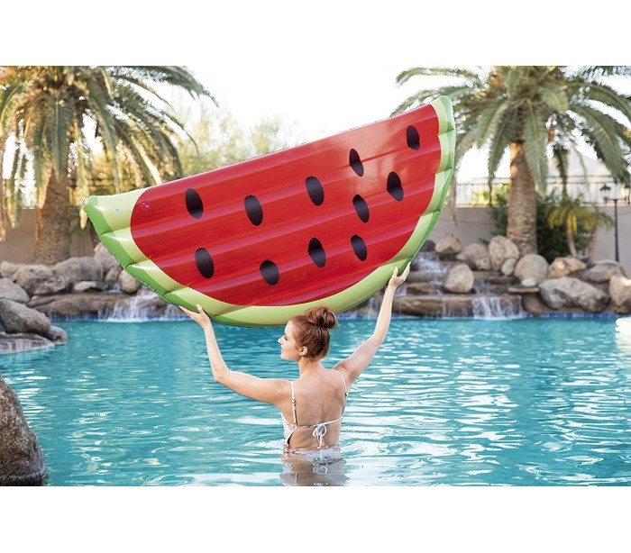 43159  Matelas gonflable géant en forme de Pastèque BESTWAY  WATERMELON 174 x 89 cm