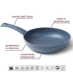 Poêle / Sauteuse diam 20 CM effet pierre, anti adhérente - ACCADEMIA MUGNANO