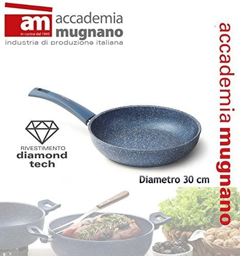 Poêle / Sauteuse diam 30 cm effet pierre, anti adhérente - ACCADEMIA MUGNANO