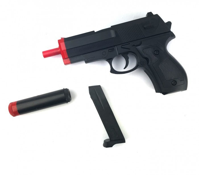 129422 Pistolet-jouet VINPORTEX pour enfants avec balles et chargeur