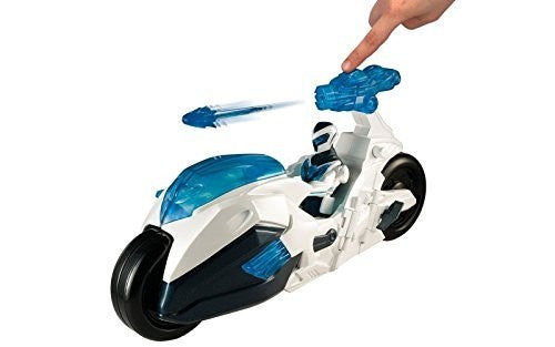 Jouet - turbo max steel - super héro robot avec moto et missiles - MATTEL