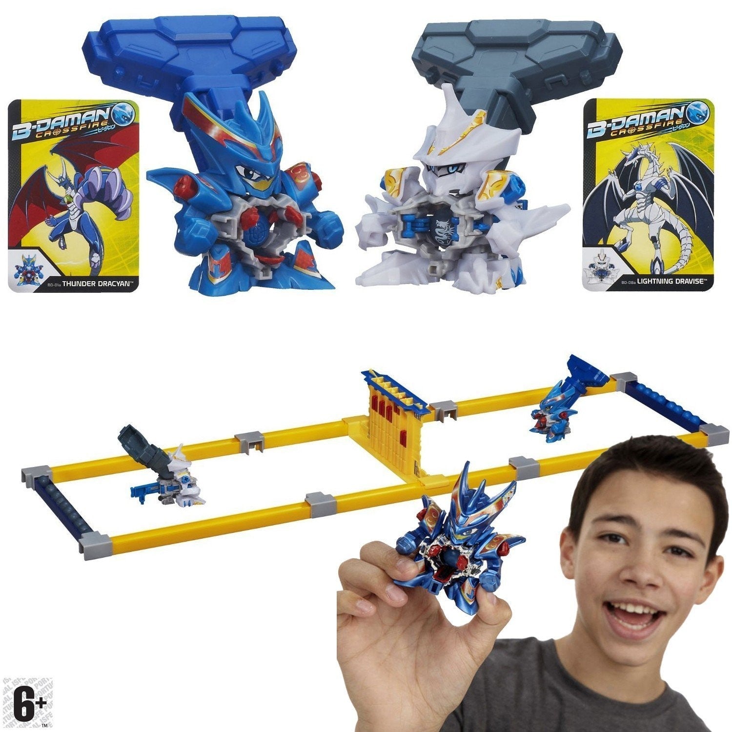 Jeu B-Daman / bataille bombardement de blocs /ennemis - set 2 personnages Hasbro