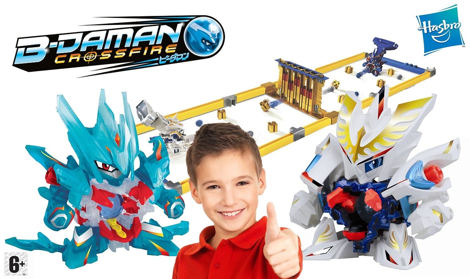 Jeu B-Daman / bataille bombardement de blocs /ennemis - set 2 personnages Hasbro