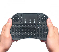 Clavier sans fil Mini Qwerty avec écran tactile pour Smart TV, Android IOS 2.4