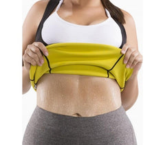 T-shirt fitness effet sauna à manches longues en néoprène  tailles S à XXL