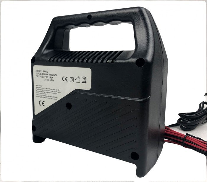 Chargeur de batterie XONE automatique 2 modes 6v 12v EF002 gel au plomb acide