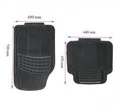 Ensemble de 4 tapis amovibles et imperméables XONE TANK antidérapant PVC TA031