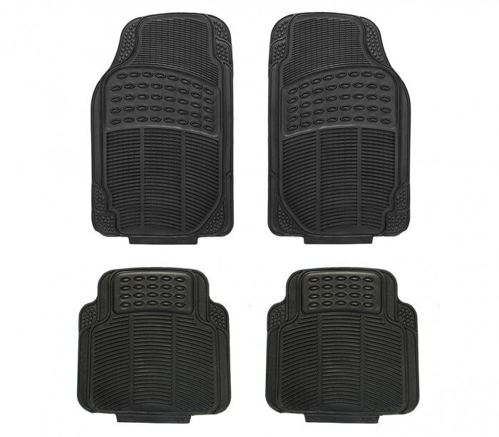 Ensemble de 4 tapis amovibles et imperméables XONE TANK antidérapant PVC TA031