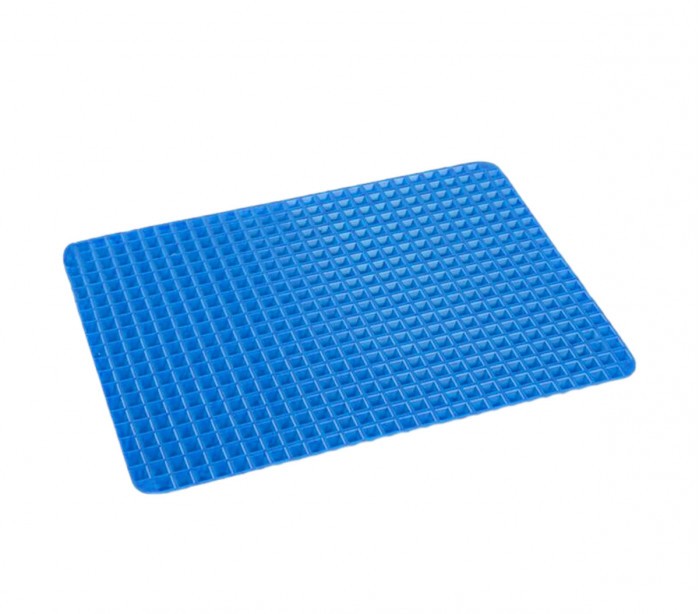 878867 Tapis de cuisson texture pyramide en silicone pour cuisson saine au four