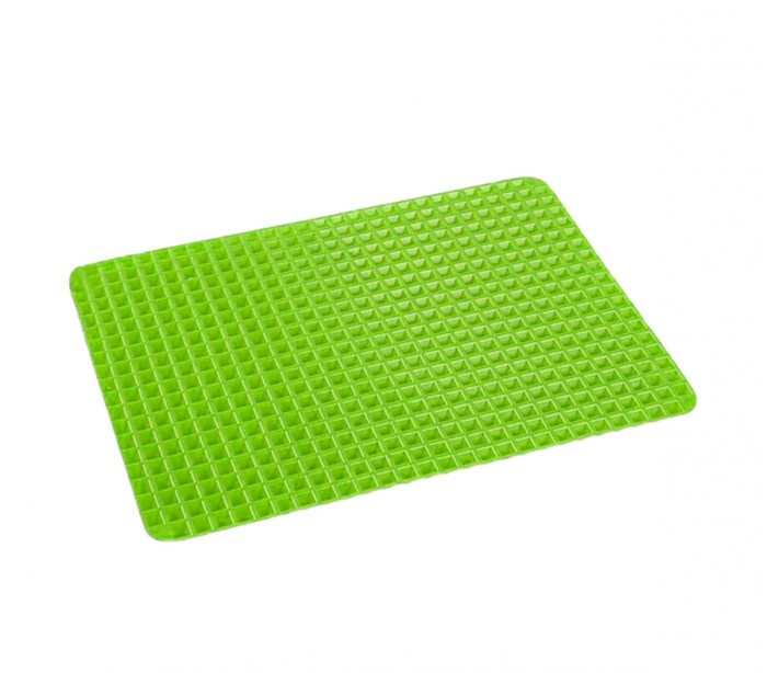 878867 Tapis de cuisson texture pyramide en silicone pour cuisson saine au four