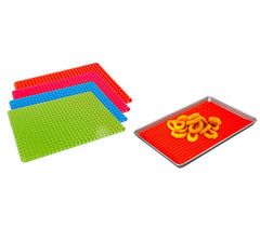 878867 Tapis de cuisson texture pyramide en silicone pour cuisson saine au four