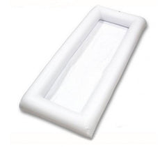 Coussin gonflable en PVC 134x64cm pour boissons ou sandwichs à la piscine ou pique-nique