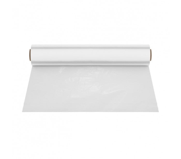 302965 Rouleau de nappe cirée 140cm x 50mt en pvc transparent et imperméable