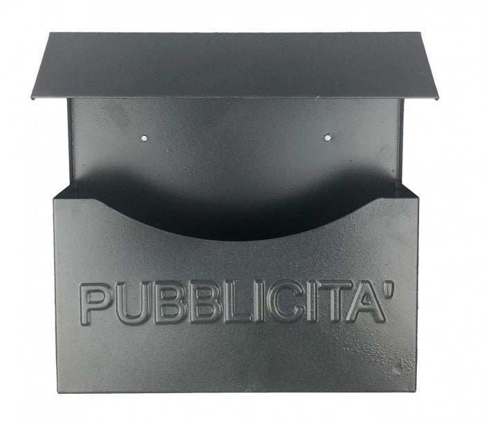 Art. 711 Boîte publicitaire Iron Grey avec protection anti-pluie 32x13x32 cm