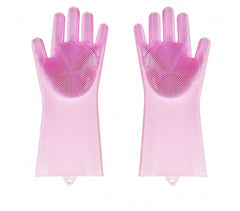 183693 Gants en silicone 2 en 1 avec éponge GLOVE BETTER multifonctionnel