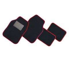 TA051 Ensemble de 4 tapis XONE SPEED avec fond antidérapant en 4 couleurs