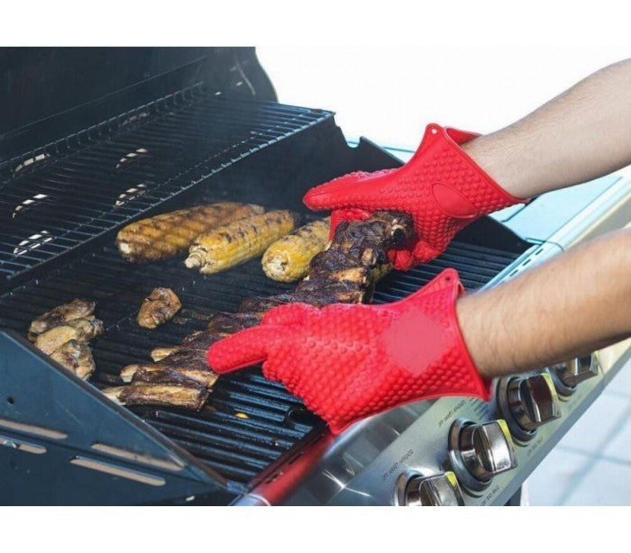 117480 Gant en silicone souple pour four Hot Hands avec antidérapant