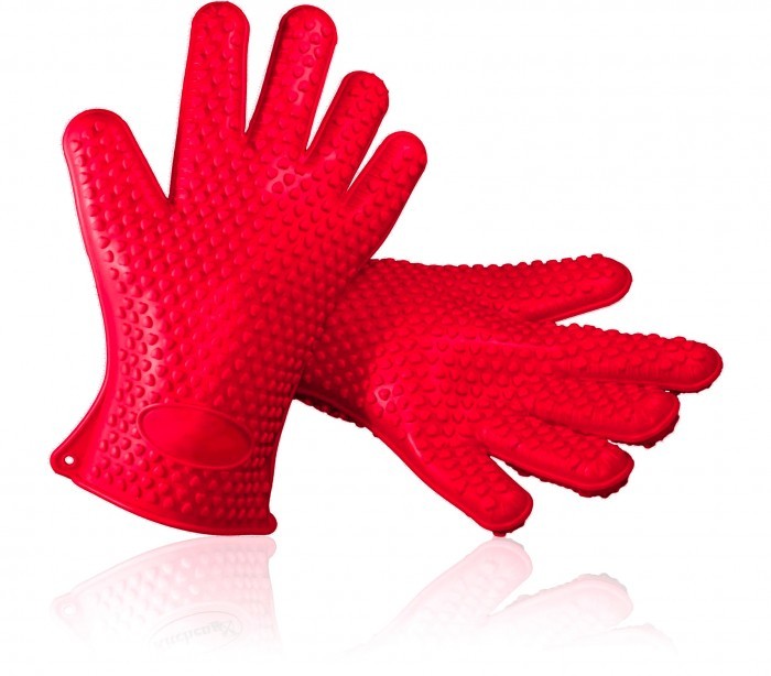 117480 Gant en silicone souple pour four Hot Hands avec antidérapant