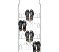 863849 Porte-chaussures  suspendu blanc pour chaussures 12 paires 17x60x145 cm