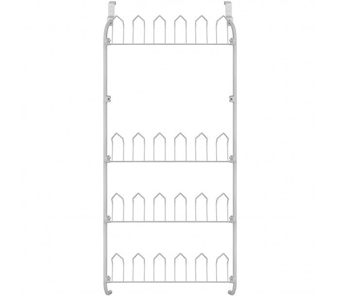 863849 Porte-chaussures  suspendu blanc pour chaussures 12 paires 17x60x145 cm