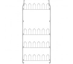 863849 Porte-chaussures  suspendu blanc pour chaussures 12 paires 17x60x145 cm
