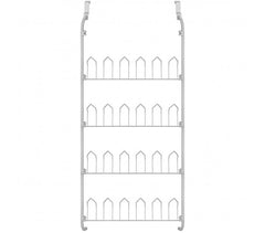 863849 Porte-chaussures  suspendu blanc pour chaussures 12 paires 17x60x145 cm