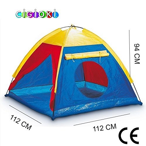 Tente de jardin Enfant- forme Igloo avec fenêtre / 112x112x94 cm - LINE GIGIOCHI