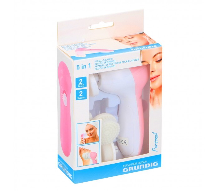075433 Brosse nettoyante massante pour visage tout type de peau 13x7x4.6cm