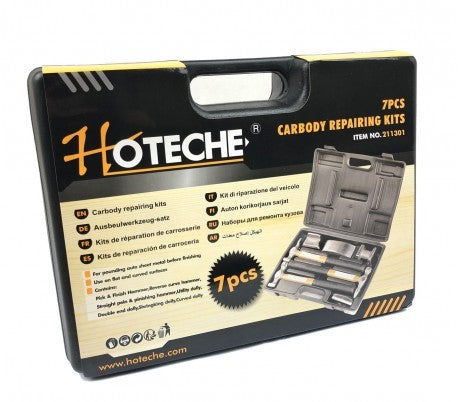 703688 Kit 7 Pcs rour réparation carrosseries HOETECHE avec malette