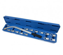 294219 Clé coudée de courroie 14pcs OXFORD 8 Têtes 12 Points 12/19 Mm 5 Torx