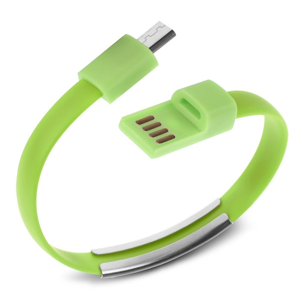 Bracelet en silicone unisexe - câble chargeur pour mobile i-phone 5/5s/6/6plus