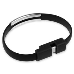 Bracelet en silicone unisexe - câble chargeur pour mobile i-phone 5/5s/6/6plus
