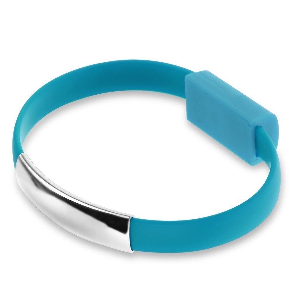 Bracelet en silicone unisexe - câble chargeur pour mobile i-phone 5/5s/6/6plus