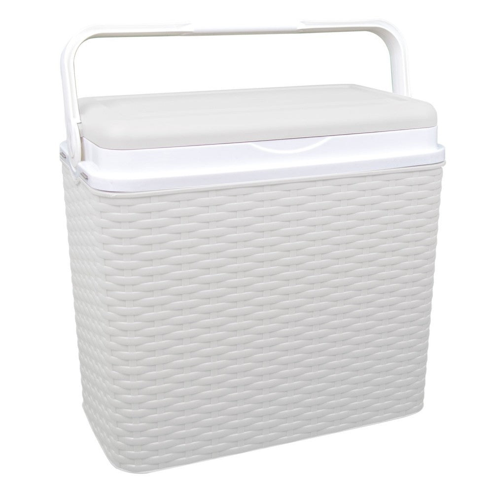 271681 ​​Glacière ADRIATIC 24L. en plastique rigide non toxique blanc 40x37x23cm