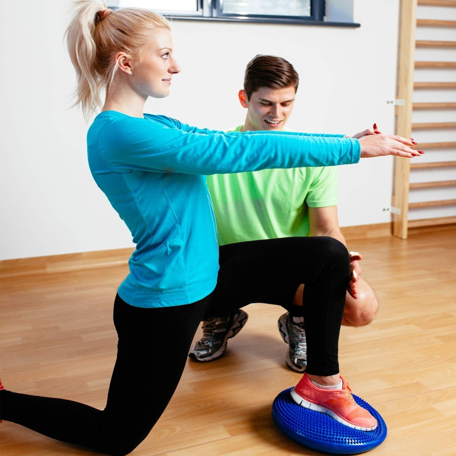 Coussin oscillant pour exercice calesténiques ou posturaux