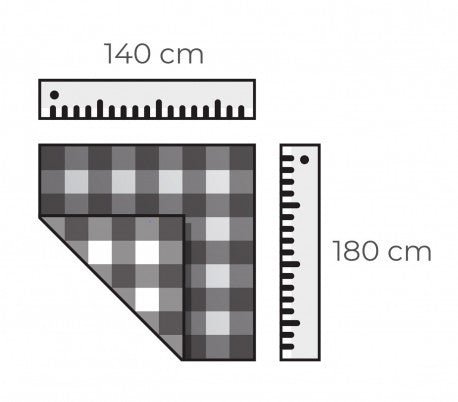 302972 Nappe rectangulaire toile cirée PVC 140x180 cm imperméable transparente
