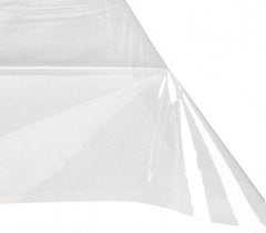 302972 Nappe rectangulaire toile cirée PVC 140x180 cm imperméable transparente