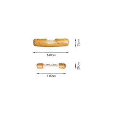 Jeu de piscine 4 pièces gonflables 2 canoës 2 rondins 140x35 cm