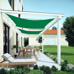 482452 Auvent carré pour extérieur GREEN Crochets 5x5m renforcés