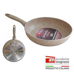 Poêle - Sauteuse antiadhésive de 26 cm effet pierre - Revêtement Diamond Tech