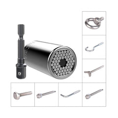 180623 Clé universelle 3 pièces multifonctions et  cliquet GATOR GRIP 7-19 mm