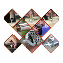 180623 Clé universelle 3 pièces multifonctions et  cliquet GATOR GRIP 7-19 mm