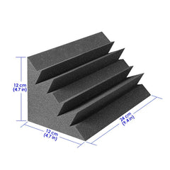 FUBUCA panneaux polyuréthane coudés acoustiques 12x12x24cm Bass Trap